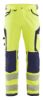 Afbeeldingen van BLÅKLÄDER Werkbroek met 4-weg stretch zonder spijkerzakken 1197 High Vis geel/marineblauw C152