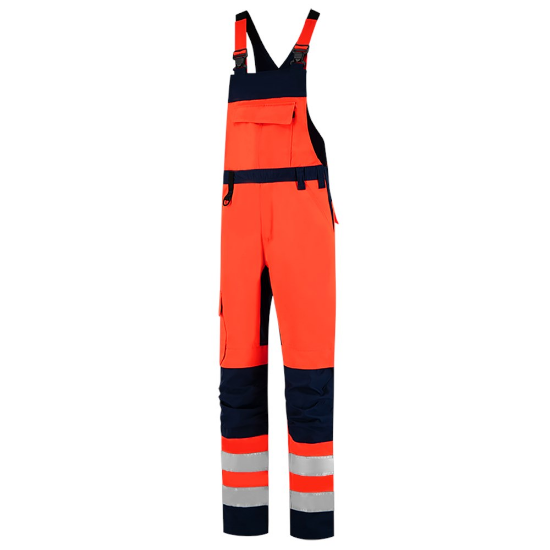 Afbeeldingen van TRICORP Amerikaanse overall High Vis bi-colour 753005 fluor rood/inkt 48