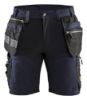 Afbeeldingen van BLÅKLÄDER Short met stretch 1598 donker marineblauw/zwart C52