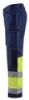 Afbeeldingen van BLÅKLÄDER Werkbroek met stretch 1551 marineblauw/High Vis geel D84