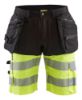 Afbeeldingen van BLÅKLÄDER Short 1596 zwart/High Vis geel C46