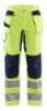 Afbeeldingen van BLÅKLÄDER Werkbroek dames met stretch 7163 High Vis geel/marineblauw D21
