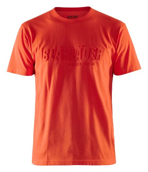 Afbeeldingen van BLÅKLÄDER T-shirt 3D 3531 oranjerood L