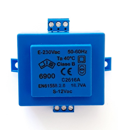 Afbeeldingen van Transformator input 220-230V output 12V 1,5Ah