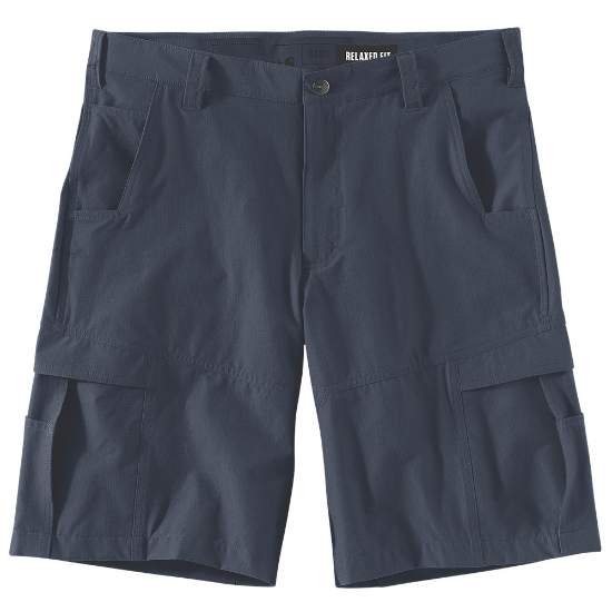 Afbeeldingen van CARHARTT Cargo broek kort ripstop 103580 bluestone W30