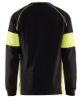 Afbeeldingen van BLÅKLÄDER T-shirt met lange mouwen Visible 3520 zwart/High Vis geel M