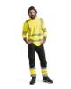 Afbeeldingen van BLÅKLÄDER Werkbroek met stretch 1551 zwart/High Vis geel D96