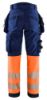 Afbeeldingen van BLÅKLÄDER Softshell werkbroek dames 7114 marineblauw/High Vis oranje C36