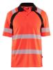 Afbeeldingen van BLÅKLÄDER Poloshirt UV 3595 High Vis rood/zwart L