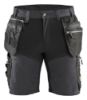 Afbeeldingen van BLÅKLÄDER Short met stretch 1598 medium grijs/zwart C50