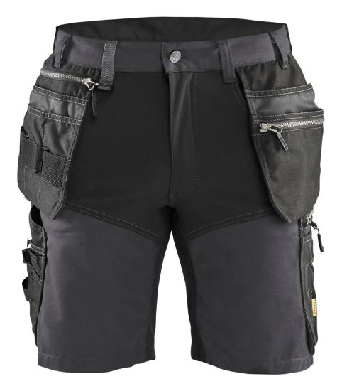 Afbeeldingen van BLÅKLÄDER Short met stretch 1598 medium grijs/zwart C50