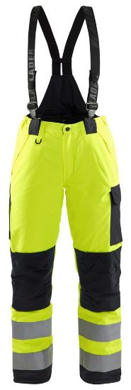 Afbeeldingen van BLÅKLÄDER Winterwerkbroek dames 7885 High Vis geel/zwart C48