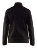 Afbeeldingen van BLÅKLÄDER Sweatshirt service dames met rits 3394 zwart/rood L