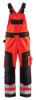 Afbeeldingen van BLÅKLÄDER Bretelbroek 2660 High Vis rood/zwart C60