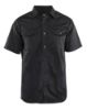 Afbeeldingen van BLÅKLÄDER Overhemd Twill met korte mouwen 3296 zwart 2XL