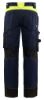 Afbeeldingen van BLÅKLÄDER Werkbroek zonder spijkerzakken 1556 donker marineblauw/High Vis geel D88