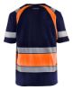 Afbeeldingen van BLÅKLÄDER T-shirt 3421 marineblauw/High Vis oranje 2XL