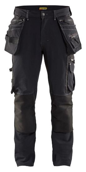 Afbeeldingen van BLÅKLÄDER Werkbroek met 4-weg stretch X1900 1998 zwart D88
