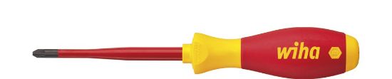 Afbeeldingen van WIHA Schroevendraaier SoftFinish electric 3281 slimFix SL/PZ1 80MM