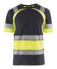 Afbeeldingen van BLÅKLÄDER T-shirt 3421 medium grijs/High Vis geel M