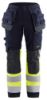Afbeeldingen van BLÅKLÄDER Werkbroek Multinorm dames Inherent met stretch 7185 marineblauw/High Vis geel C36
