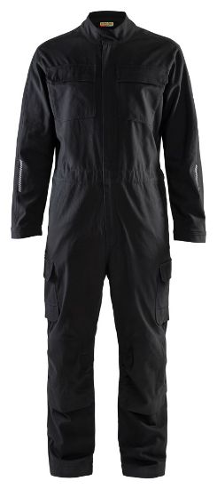 Afbeeldingen van BLÅKLÄDER Overall industrie met stretch 6166 zwart C58