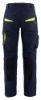 Afbeeldingen van BLÅKLÄDER Werkbroek service dames met stretch 7195 donker marineblauw/High Vis geel D20