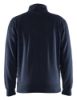 Afbeeldingen van BLÅKLÄDER Sweater bi-colour met halve rits 3353 donker marineblauw/High Vis geel M