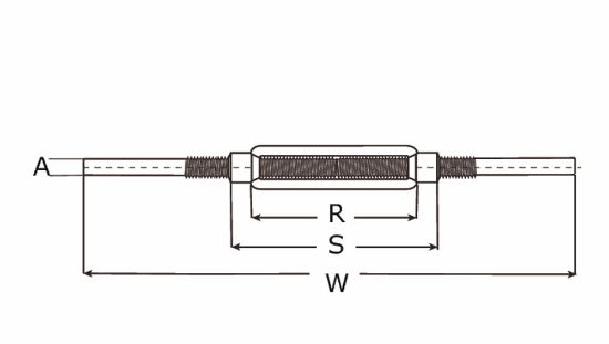 Afbeeldingen van DX Spanschroef met aanlaseinden DIN1480 blank