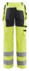 Afbeeldingen van BLÅKLÄDER Werkbroek dames met stretch 7163 High Vis geel/zwart D25