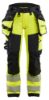 Afbeeldingen van BLÅKLÄDER Werkbroek met 4-weg stretch dames 7022 High Vis geel/zwart C36
