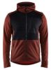 Afbeeldingen van BLÅKLÄDER Hoodie met hele rits 3540 gebrand rood/zwart S