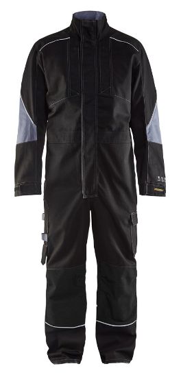 Afbeeldingen van BLÅKLÄDER Overall vlamvertragend 6061 zwart/grijs C56