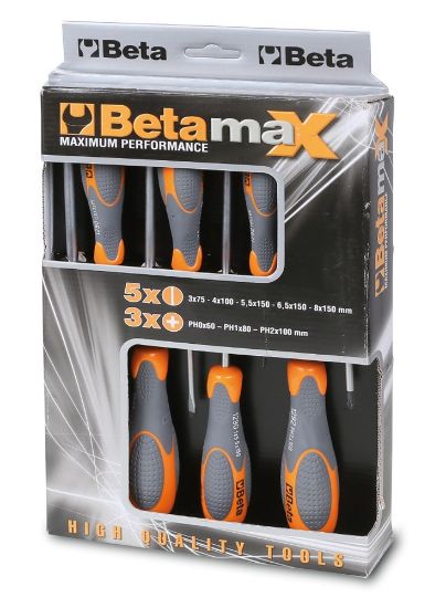 Afbeeldingen van BETA Schroevendraaierset sleuf & PH 8x 1293/D8