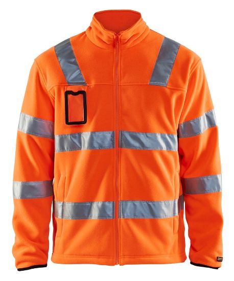 Afbeeldingen van BLÅKLÄDER Fleecejas 4833 High Vis oranje M