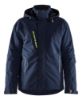 Afbeeldingen van BLÅKLÄDER Winterjas lichtgewicht met 4-weg stretch 4484 donker marineblauw/High Vis geel S