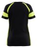 Afbeeldingen van BLÅKLÄDER T-shirt dames Visible 3524 zwart/High Vis geel M