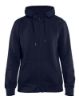 Afbeeldingen van BLÅKLÄDER Hoodie dames met rits 3395 marineblauw S