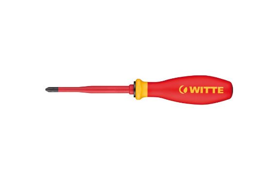 Afbeeldingen van WITTE Schroevendraaier PRO VDE SLIM PH2X100MM