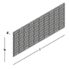 Afbeeldingen van GEBR. BODEGRAVEN Spijkerplaat SV 106X256MM 1,25MM