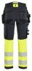 Afbeeldingen van BLÅKLÄDER Werkbroek met 4-weg stretch dames 7025 zwart/High Vis geel C46