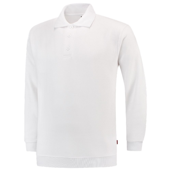 Afbeeldingen van TRICORP Polosweater met boord 301005 wit 4XL