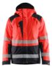 Afbeeldingen van BLÅKLÄDER Winterjas 4455 High Vis rood/zwart 5XL