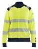 Afbeeldingen van BLÅKLÄDER Sweater Multinorm dames met rits 3471 High Vis geel/marineblauw L