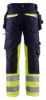 Afbeeldingen van BLÅKLÄDER Werkbroek met stretch X1900 1994 marineblauw/High Vis geel C148
