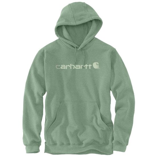 Afbeeldingen van CARHARTT Sweatshirt met capuchon en logo 100074 loden frost heather XL