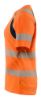 Afbeeldingen van BLÅKLÄDER T-shirt dames 3503 High Vis oranje/marineblauw S