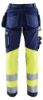 Afbeeldingen van BLÅKLÄDER Werkbroek met stretch dames 7196 marineblauw/High Vis geel D22