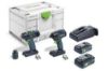 Afbeeldingen van FESTOOL Accu combiset TID 18 HPC4,0 I-Set T18 18V 4,0Ah in Systainer