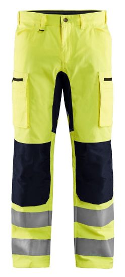 Afbeeldingen van BLÅKLÄDER Werkbroek met stretch 1585 High Vis geel/zwart C50